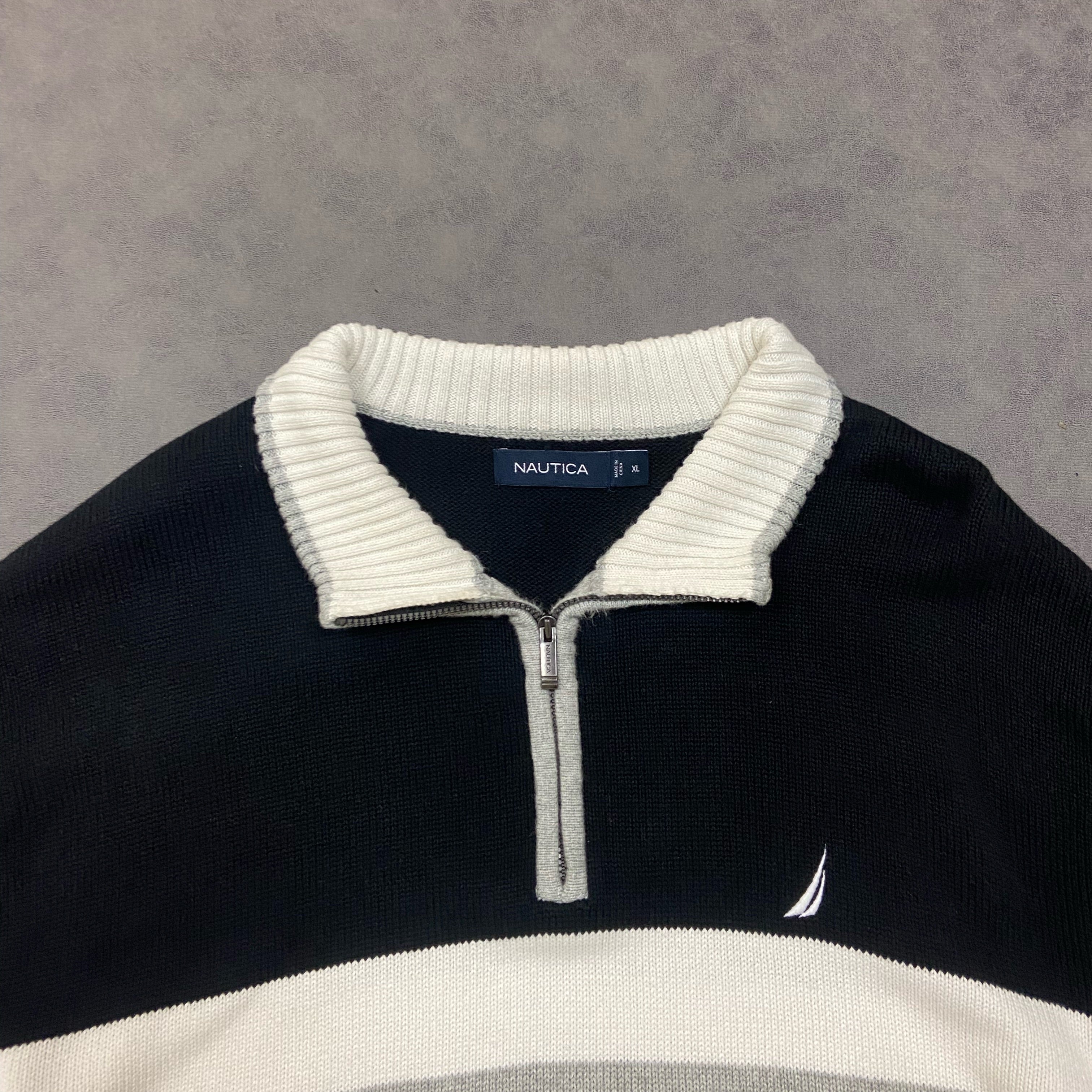 Náutica Quater Zip Sweater