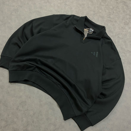 adidas All Szn Fleece Quarter-Zip Crew Sweatshirt