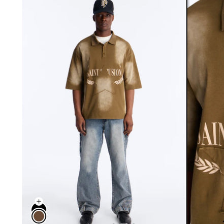 Polo Stars And Saints illusion Short Sleeve Knit