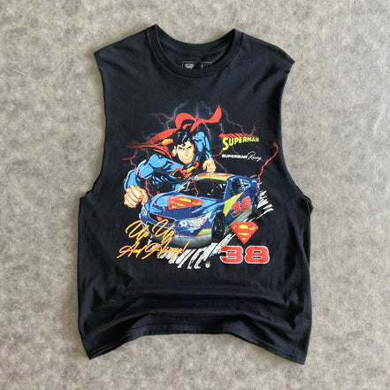 SúperMan Nascar 38 Sleeveless T-Shirt