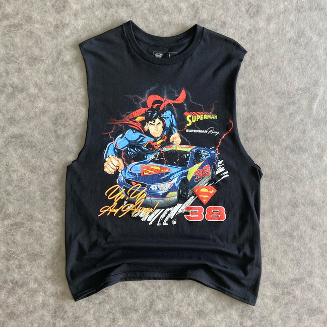 SúperMan Nascar 38 Sleeveless T-Shirt