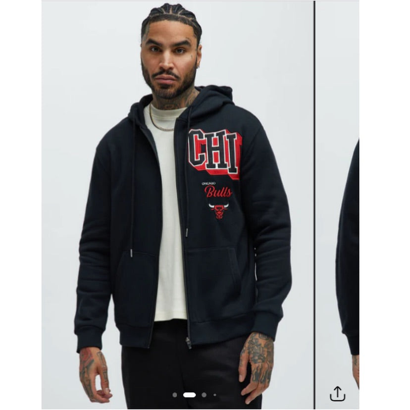 Ultra Game Bulls Bold Zip Up