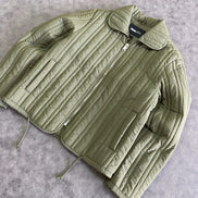 Relaxed Nylon Quilted Work - Oliva Jacket