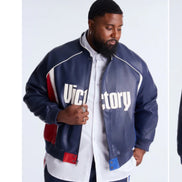Victory King Racing Faux Leather Jacket