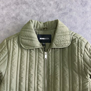 Relaxed Nylon Quilted Work - Oliva Jacket
