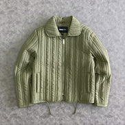 Relaxed Nylon Quilted Work - Oliva Jacket