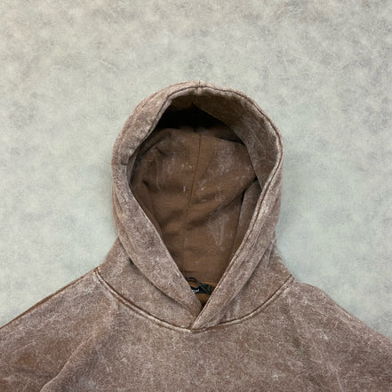 Stay Blessed Washed Oversized Boxy Hoodie
