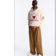 UltraGame Bulls Embroidered Oversized Hoodie