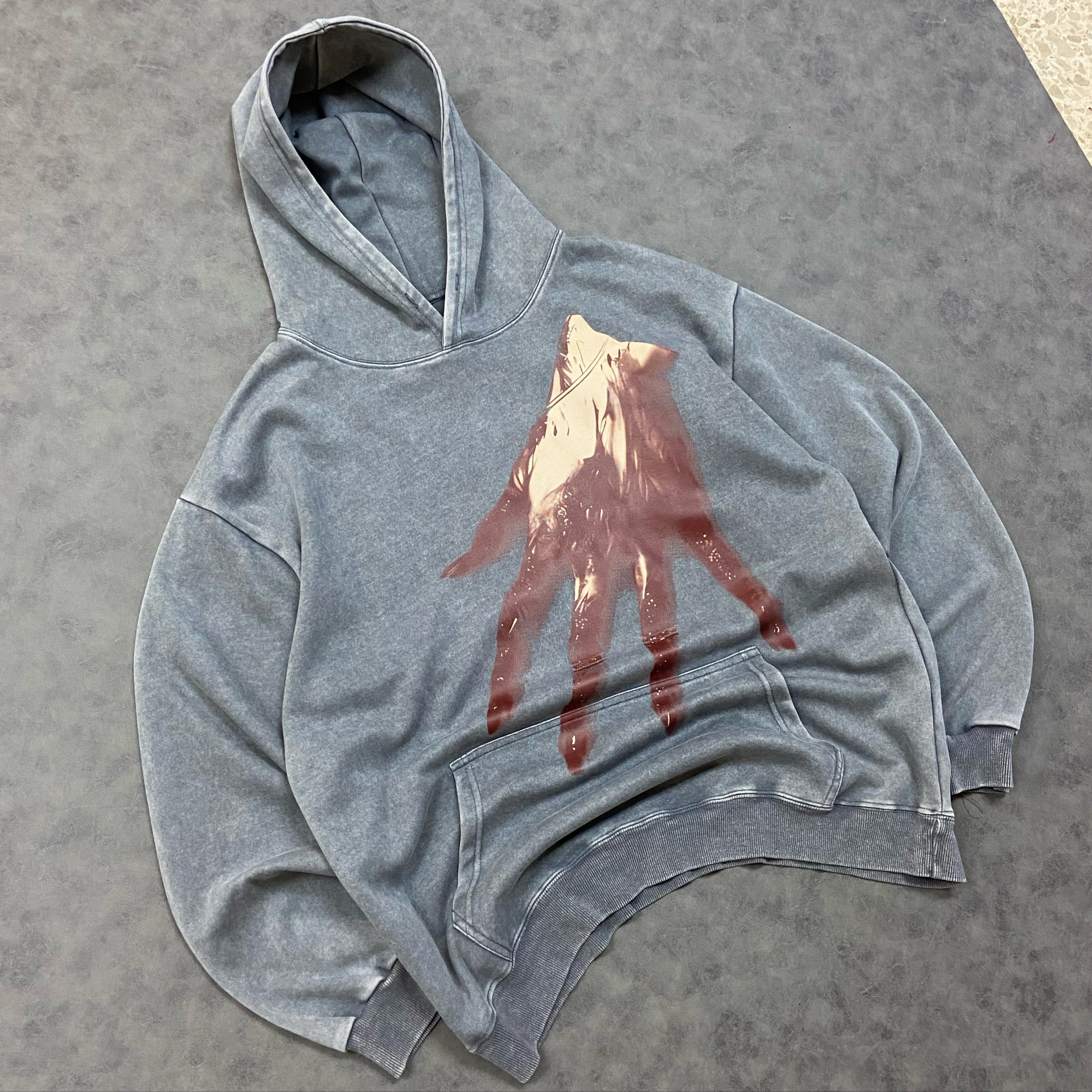 Halloween Pattern Hoodie Dark Stre