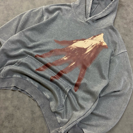 Halloween Pattern Hoodie Dark Stre