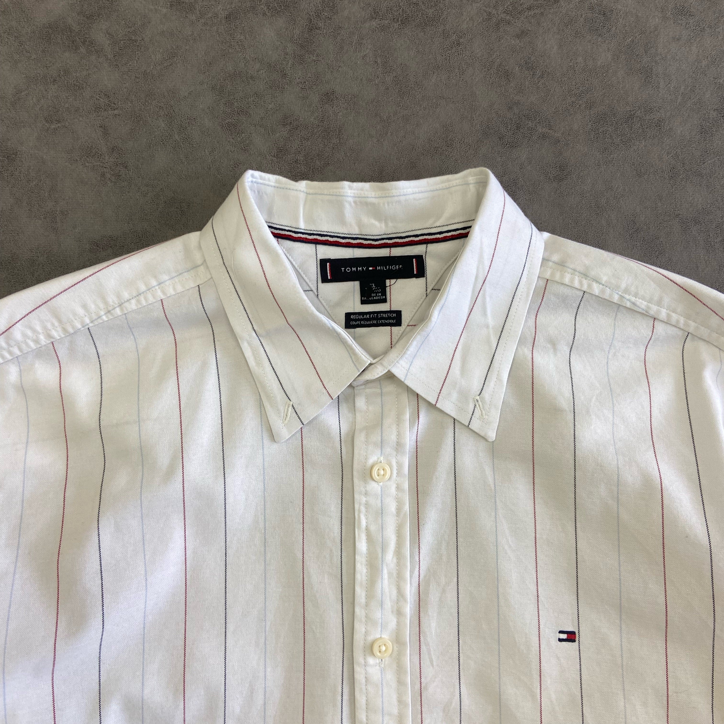 Tommy Hilfiger TRUCTURE STP LSLV CLASSIC FIT - Striped shirt