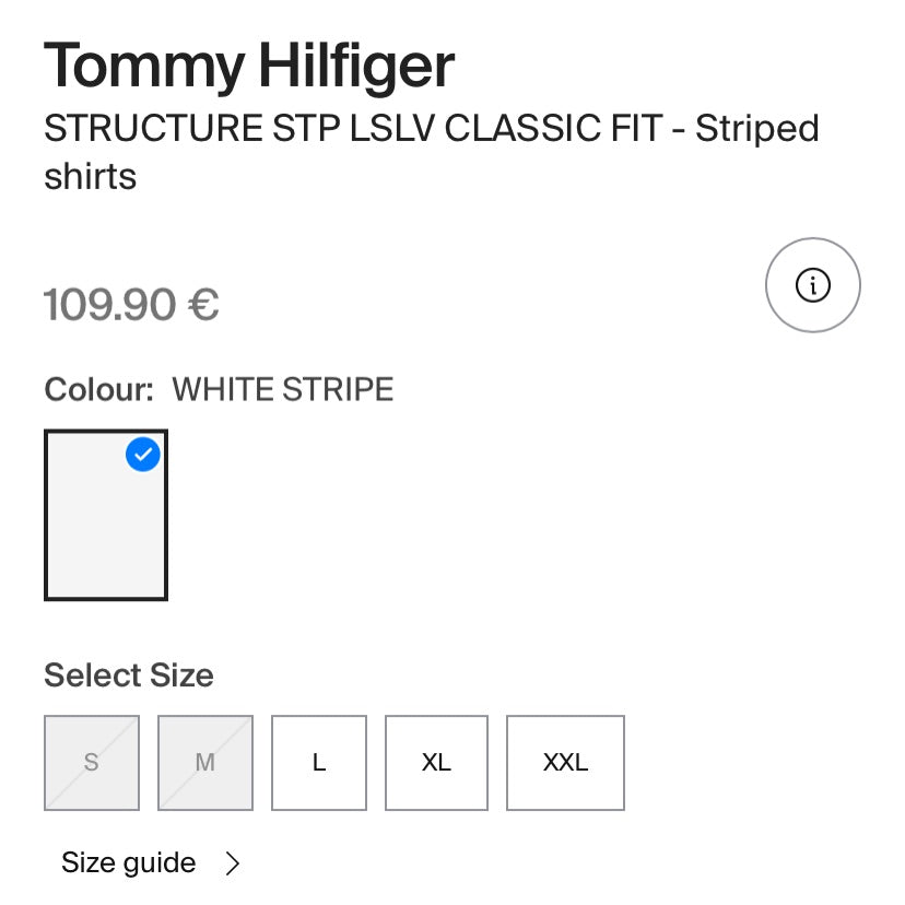 Tommy Hilfiger TRUCTURE STP LSLV CLASSIC FIT - Striped shirt