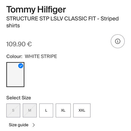 Tommy Hilfiger TRUCTURE STP LSLV CLASSIC FIT - Striped shirt