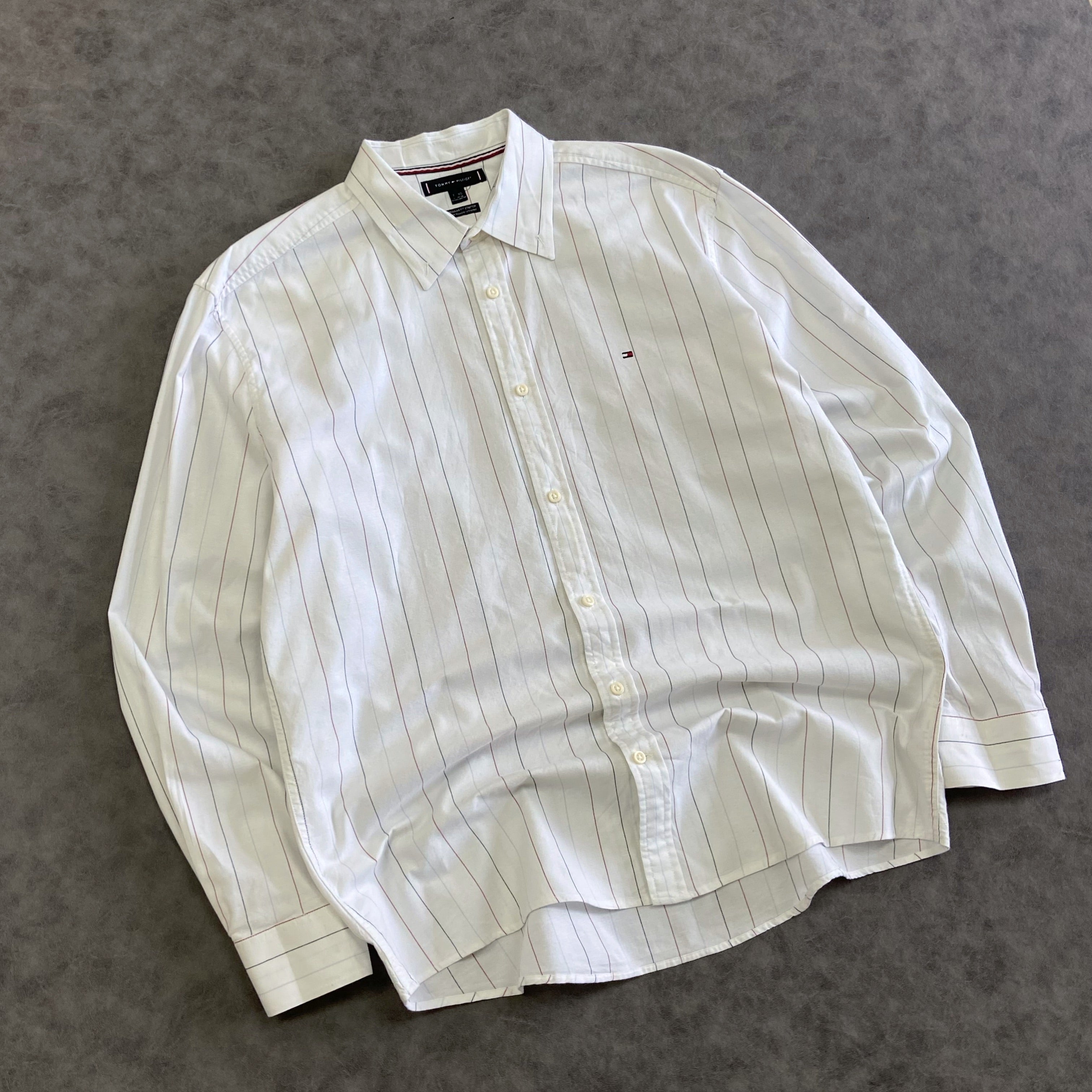Tommy Hilfiger TRUCTURE STP LSLV CLASSIC FIT - Striped shirt