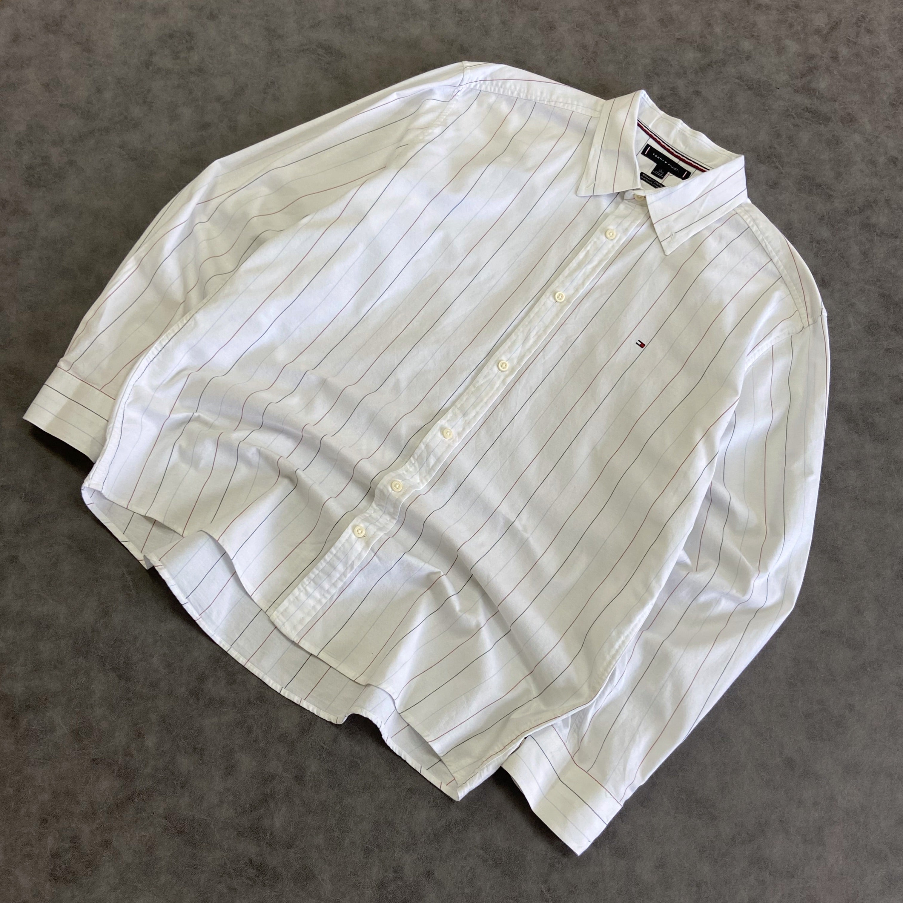 Tommy Hilfiger TRUCTURE STP LSLV CLASSIC FIT - Striped shirt