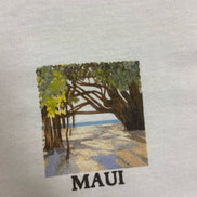 Banyan Tree Court - White Short Sleeve Crewneck T-Shirt