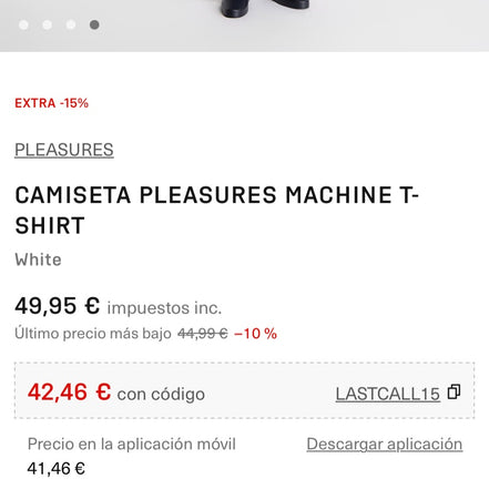 PLEASURES MACHINE T-SHIRT