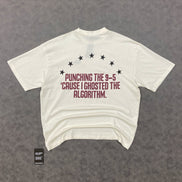 Oversized Heavyweight Rodeo Slogan T-Shirt