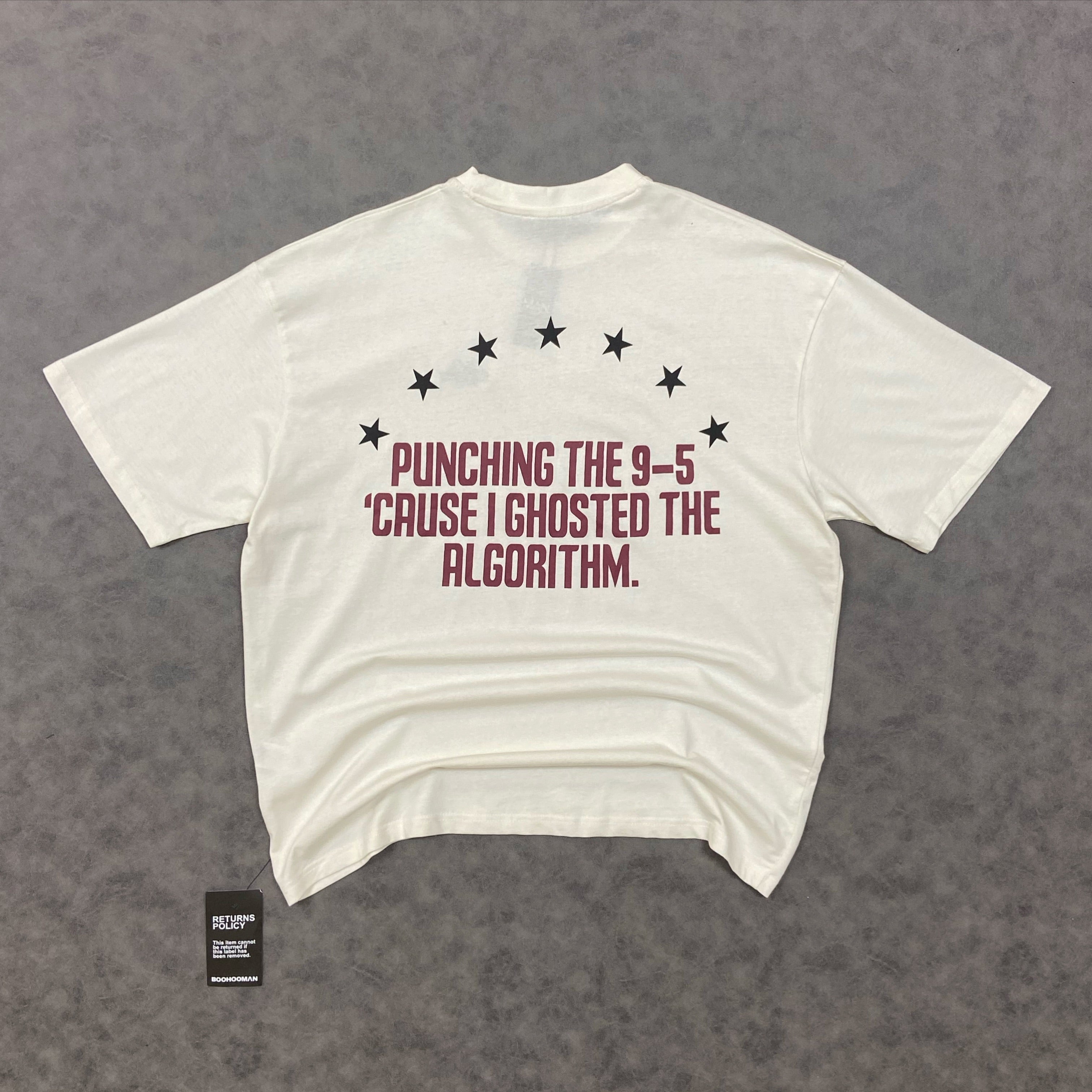 Oversized Heavyweight Rodeo Slogan T-Shirt