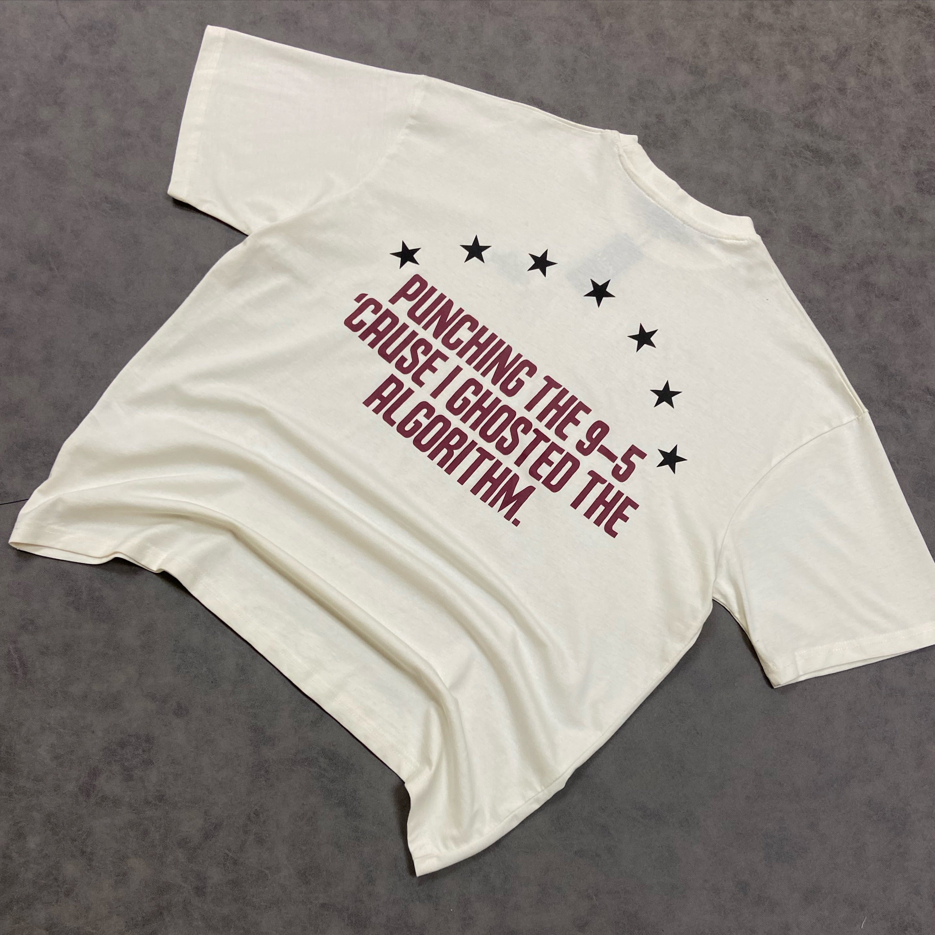 Oversized Heavyweight Rodeo Slogan T-Shirt