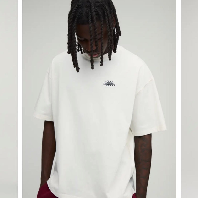 Oversized Heavyweight Rodeo Slogan T-Shirt