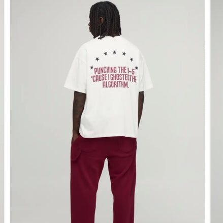 Oversized Heavyweight Rodeo Slogan T-Shirt
