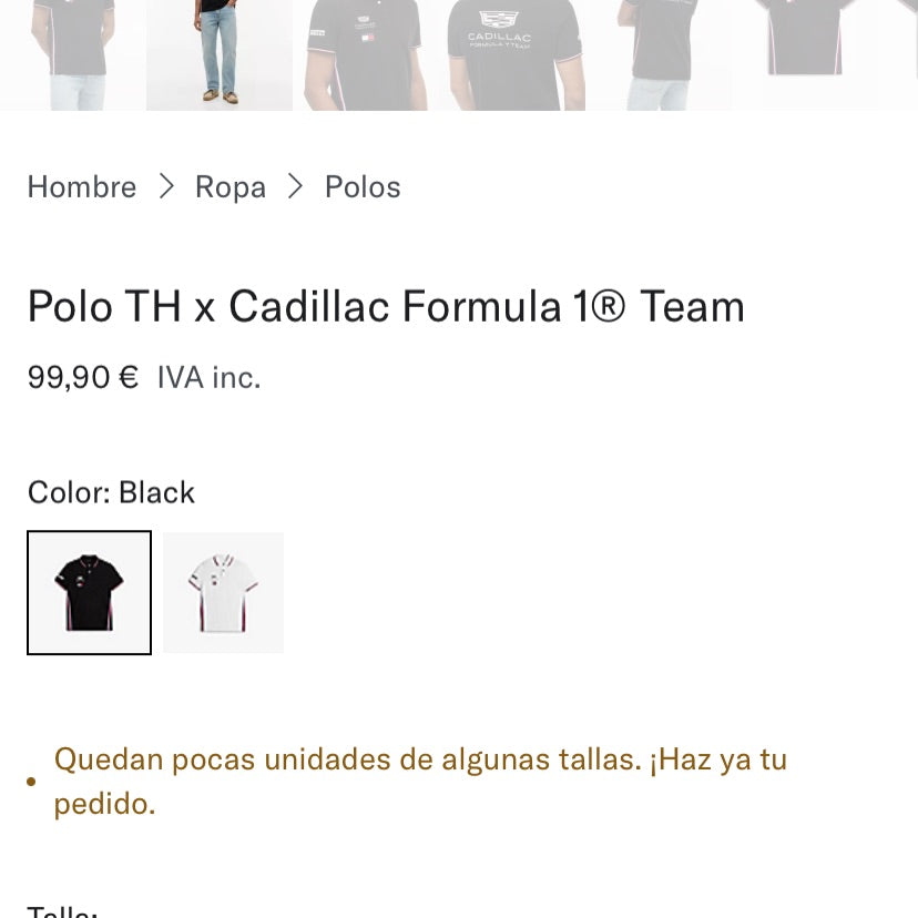 Polo TH x Cadillac Formula 1® Team