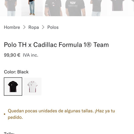 Polo TH x Cadillac Formula 1® Team