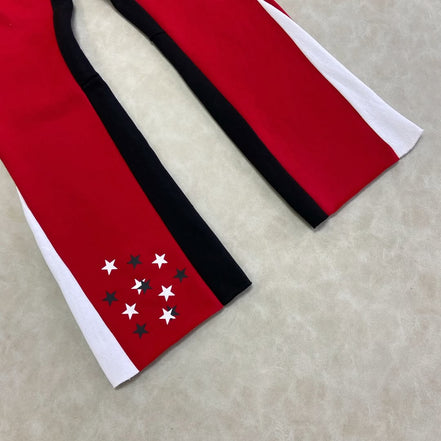 V2 FLARE SWEATPANTS - RED