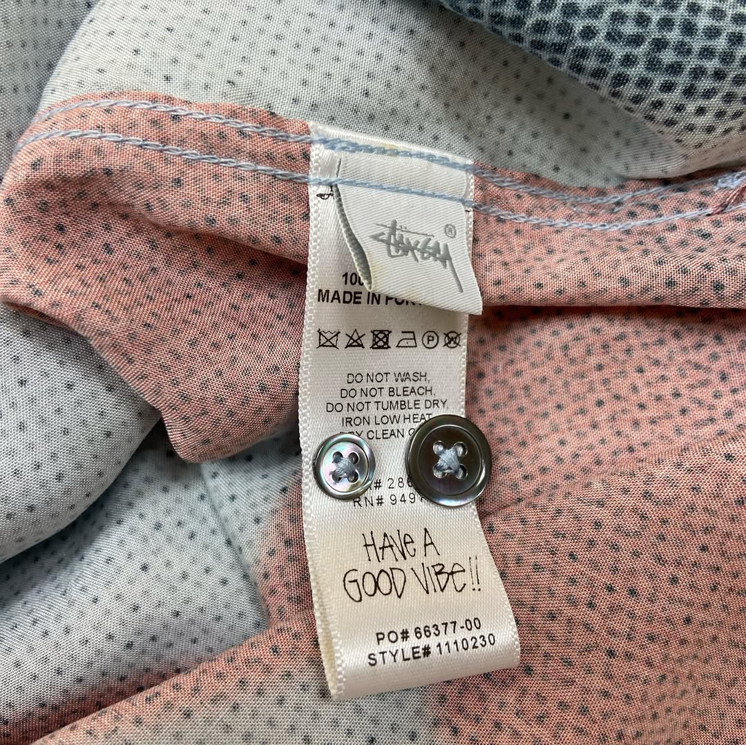 Stussy Halftone Flower Shirt