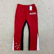 V2 FLARE SWEATPANTS - RED