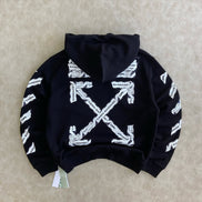 OFF-WHITE Airport Tape Arrows Diag Over Hoodie