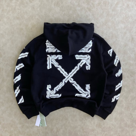OFF-WHITE Airport Tape Arrows Diag Over Hoodie