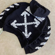 OFF-WHITE Airport Tape Arrows Diag Over Hoodie