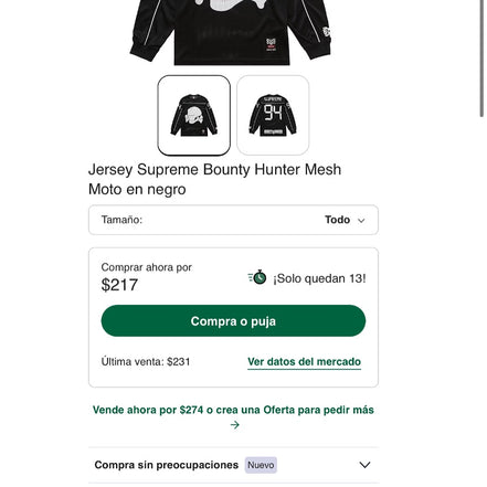 Jersey Supreme Bounty Hunter Mesh
