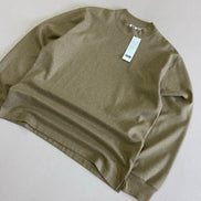 Uniglo BRUSHED JERSEY MOCK NECK LONG SLEEVE T-SHIRT