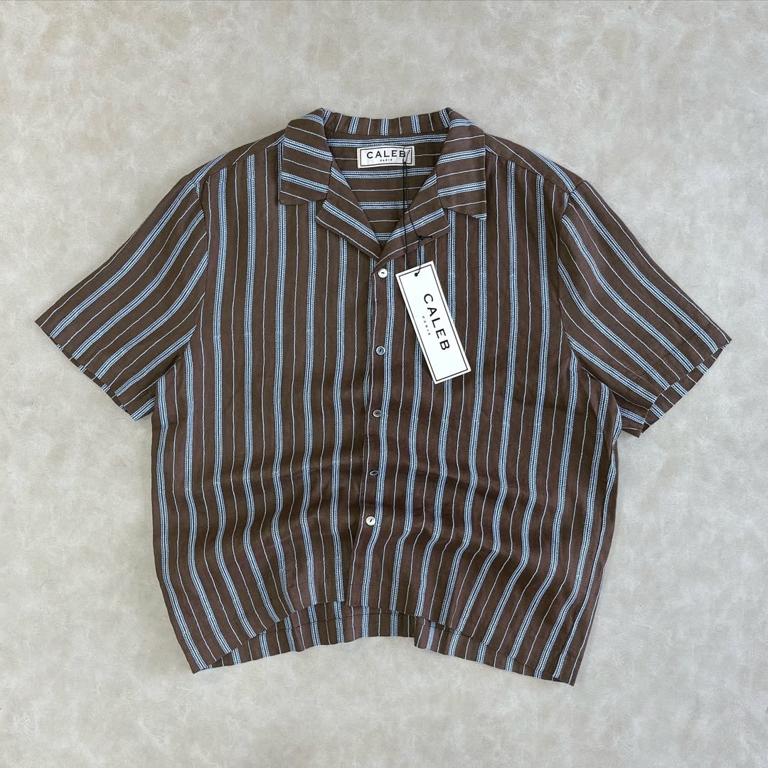 VALEN PARIS LINEN SHIRT WITH EMBROIDERY