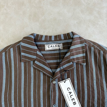 VALEN PARIS LINEN SHIRT WITH EMBROIDERY