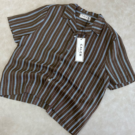 VALEN PARIS LINEN SHIRT WITH EMBROIDERY