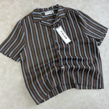 VALEN PARIS LINEN SHIRT WITH EMBROIDERY