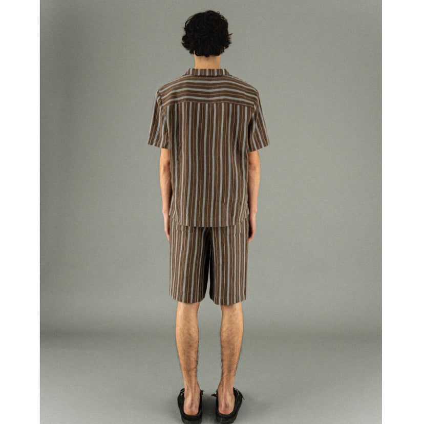 VALEN PARIS LINEN SHIRT WITH EMBROIDERY