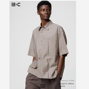 Uniqlo Broadcloth Oversized Shirt Short Sleeve