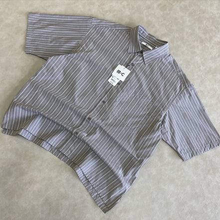 Uniqlo Broadcloth Oversized Shirt Short Sleeve