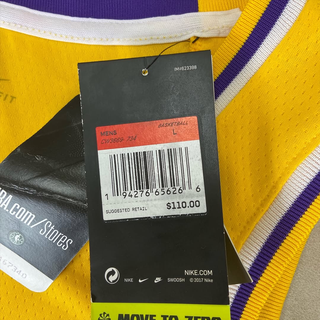 Los Angeles Lakers Lebron James Dri-FIT Swingman Jersey