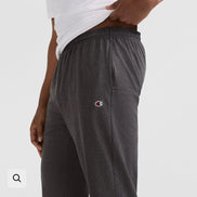 LIGHTWEIGHT LOUNGE PANTS, OPEN HEM, C LOGO - BIG & TALL