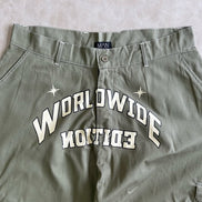Relaxed Ripstop Cargo Worldwide Print Trouser