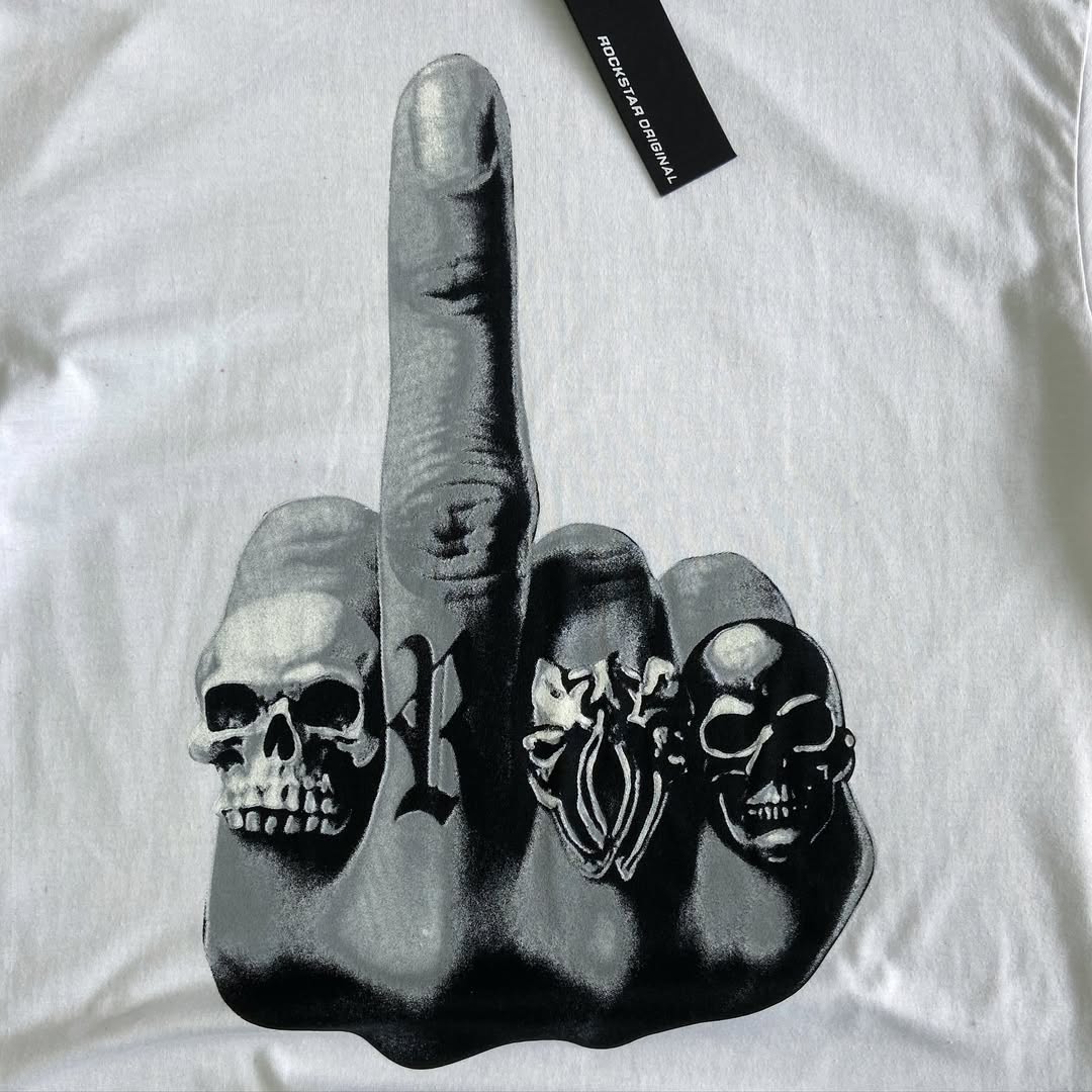 Ummar White Oversized Graphic T-Shirt