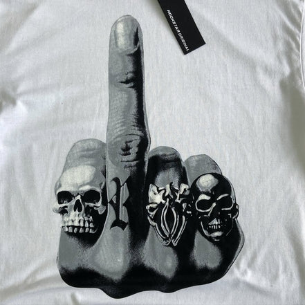 Ummar White Oversized Graphic T-Shirt