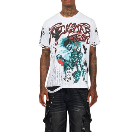 Danby White Graphic Oversized T-Shirt