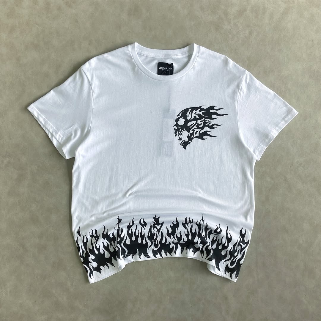 Bubb’e White/ Black Oversized Graphic T-Shirt